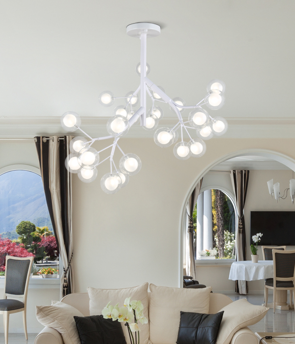 다미 27등 LED펜던트 (81W 전구포함 전구색)