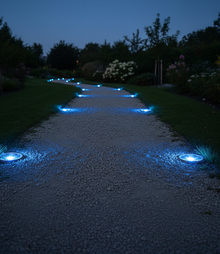 LED 태양광 지중등 잔디등 IP68 도로표지병 공원 공사장 아파트 도로 바닥 표시등 유도등 매입지중등