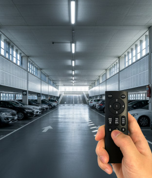 LED 고효율 연동센서 주차장등 40W 그룹제어 다목적등 다용도등 일자등