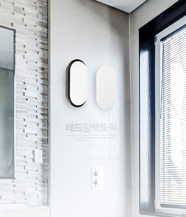 레드 LED 타원 방수 벽등