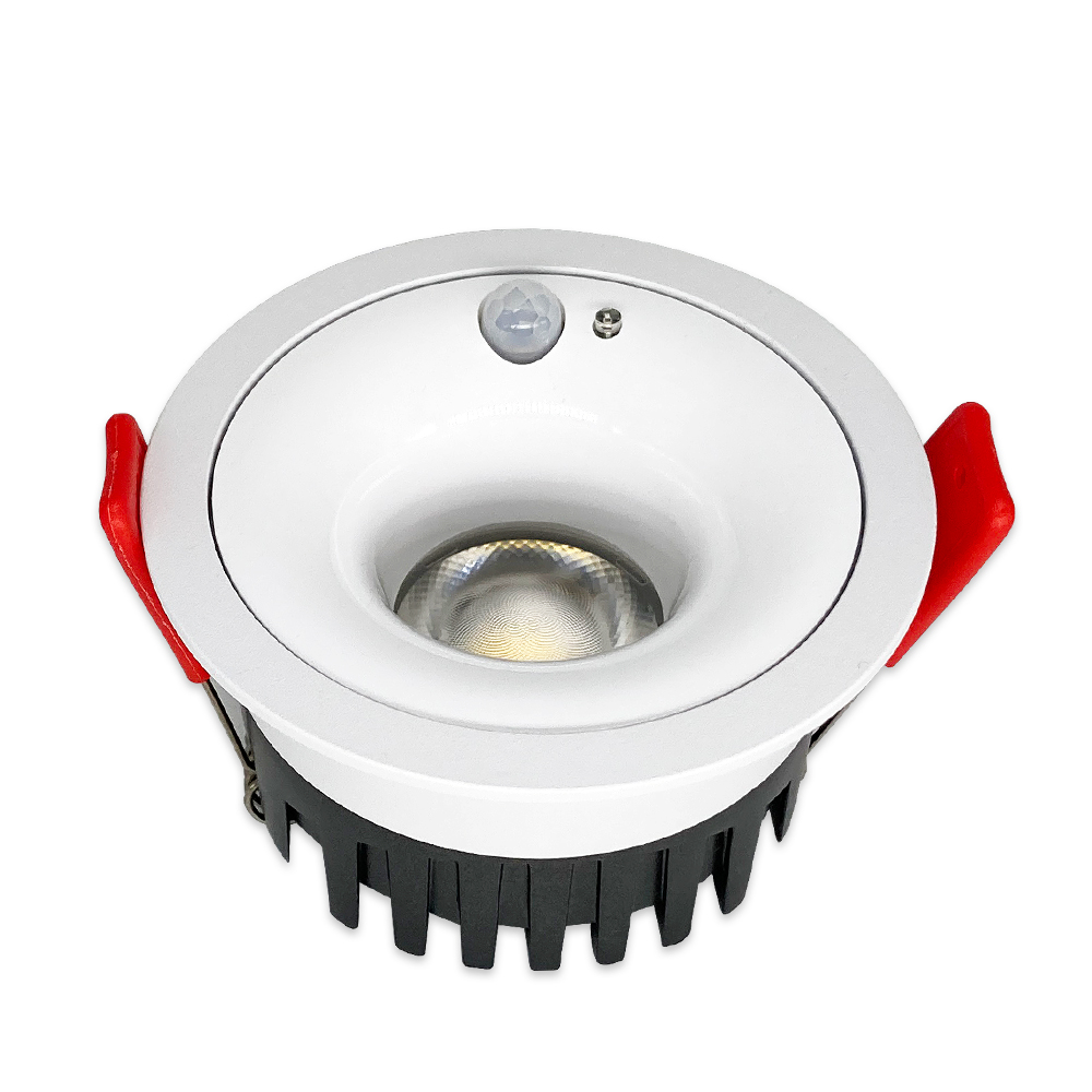 LED 원형 센서 다운라이트 10W 플리커프리 우물등 움푹조명