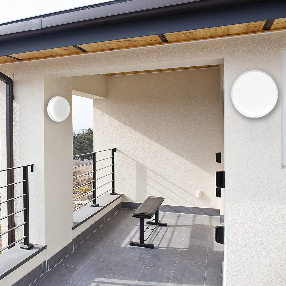 LED 원형 방수 벽등 20W 실외 외부벽등 IP65