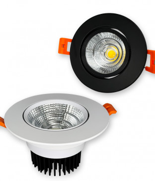 LED 고효율 COB 3인치 다운라이트 타공 75mm 8W 매입형