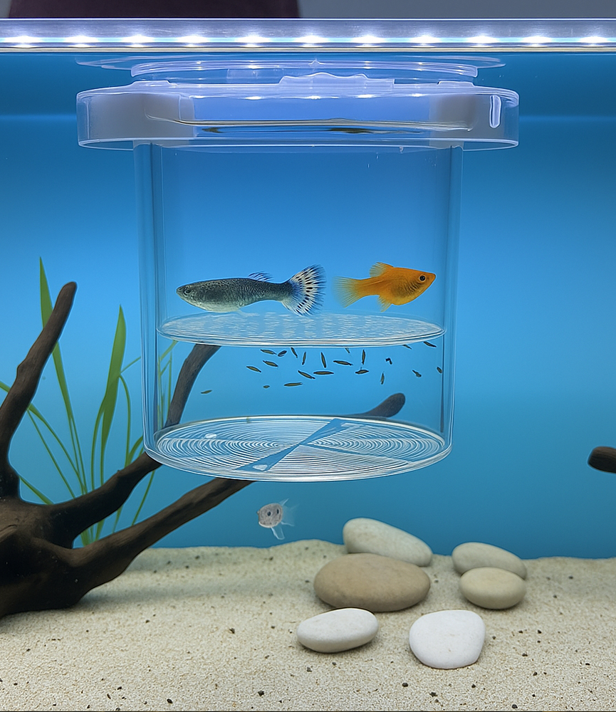 물고기 부화통 분리통 부화통 열대어 수족관 어항 산란 치어 격리 보호 분리