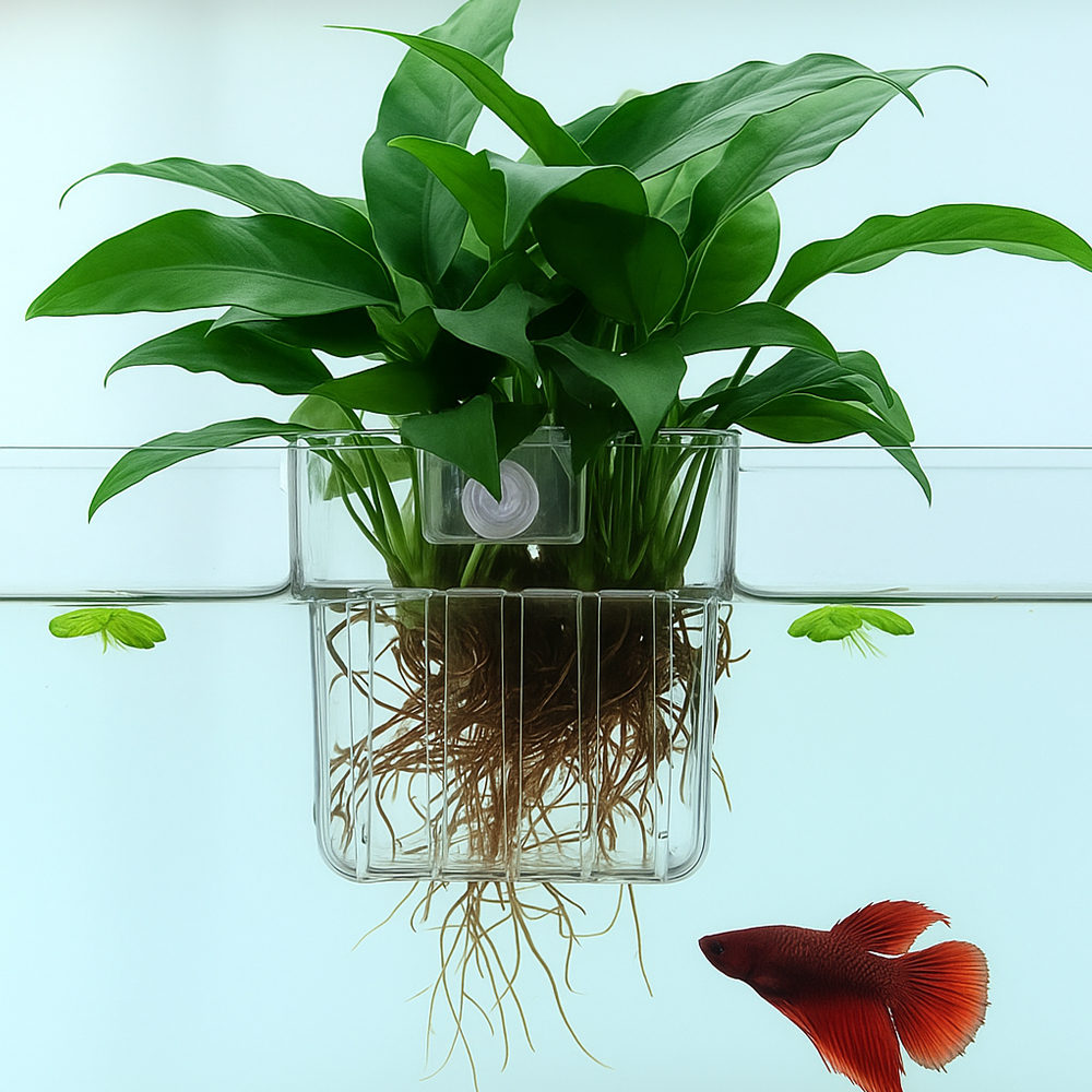 어항 수경 재배 거치대 수초컵 수경재배 걸이형 수초거치대 식물 플랜테리어