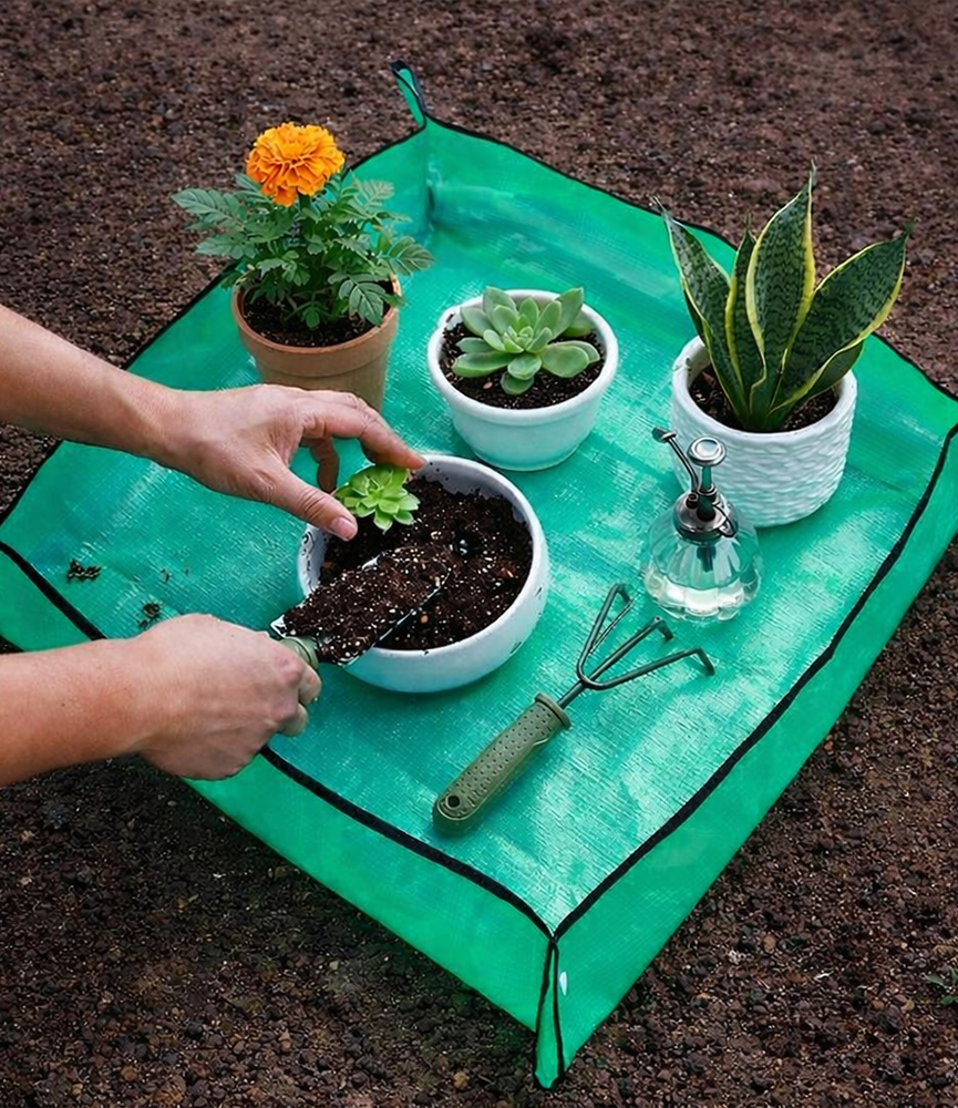 방수 분갈이 매트 다용도 원예 모래놀이용 홈가드닝 68x68cm /100x100cm