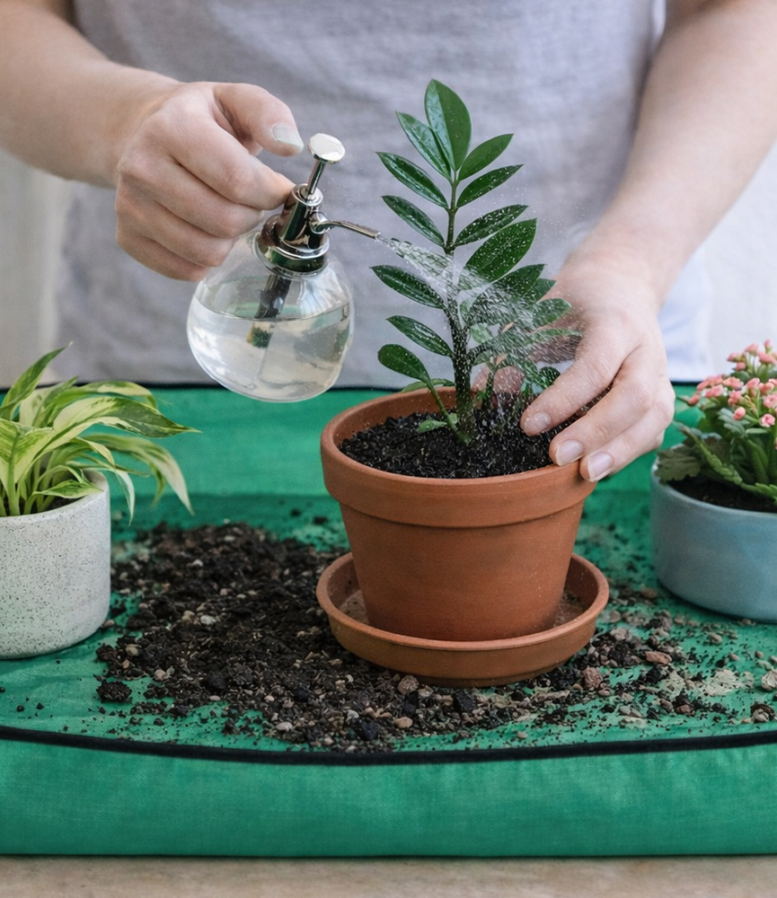 방수 분갈이 매트 다용도 원예 모래놀이용 홈가드닝 68x68cm /100x100cm