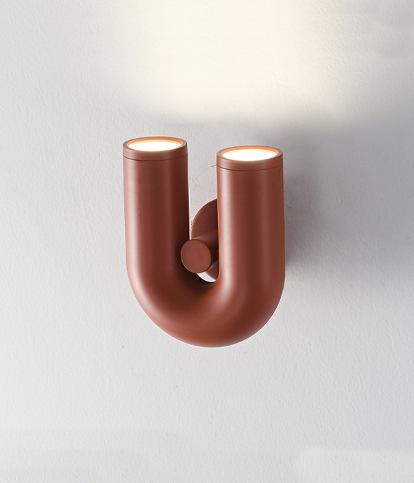 엑스 2등 벽등 LED 8W 2Color